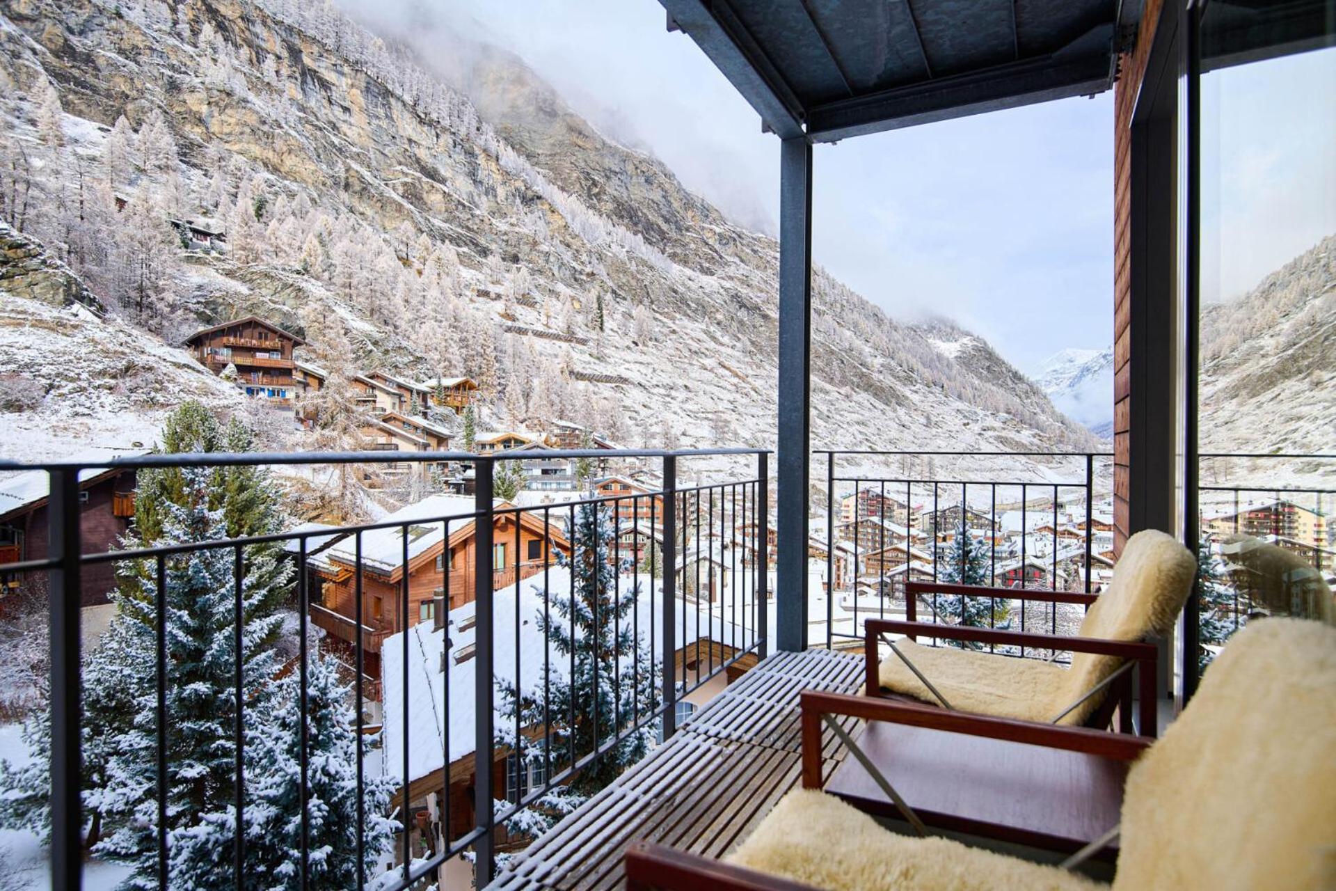 The Omnia Hotel Zermatt Bagian luar foto